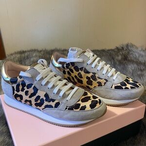 NIB Kate Spade Felicia Sneaker in Leopard Multi